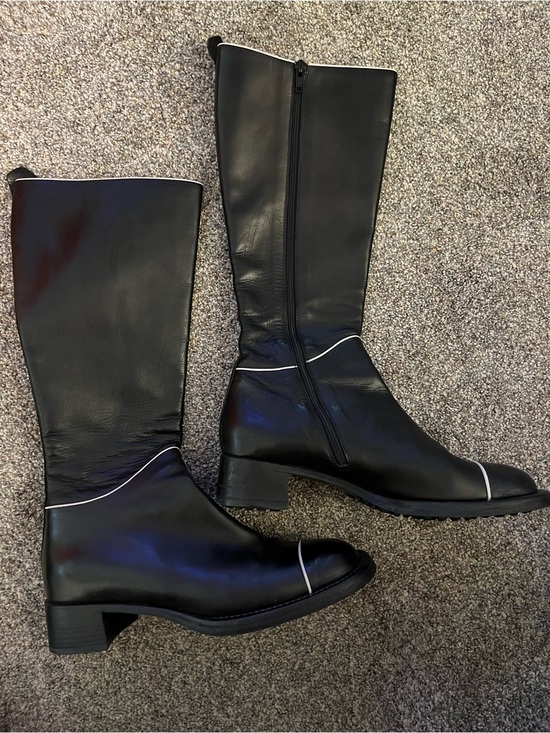 Prada Linea Rossa Shoes - Vintage Prada Linea Rossa (Prada Sport) black leather boots